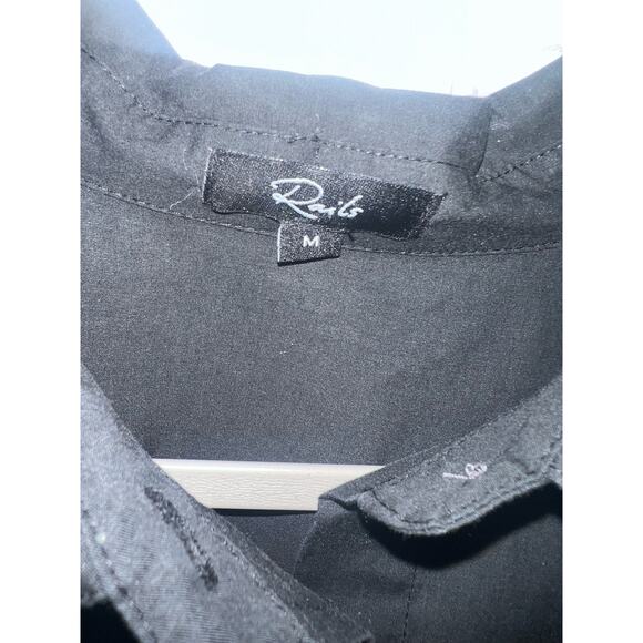 RAILS Winnie black button-up top - size medium - OB - Picture 9 of 9